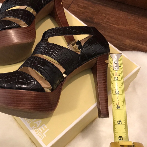 Michael Kors Camden platform shoe black size 8.5 - Picture 6 of 8